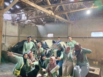 Partisipasi Kelompok KKM 25 UIN Maulana Malik Ibrahim Malang dalam Optimasi Produksi Susu Sapi dan Energi Ramah Lingkungan