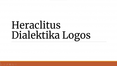 Heraclitus Dialektika Logos