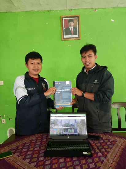 Mahasiswa KKN UNDIP Berikan Pendampingan Pengelolaan dan Pembaruan Website Desa Gunungjaya