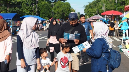 Meriahkan Car Free Day di Alun-Alun Kajen Kabupaten Pekalongan, Imigrasi Pemalang Sosialisasikan Aplikasi M Paspor