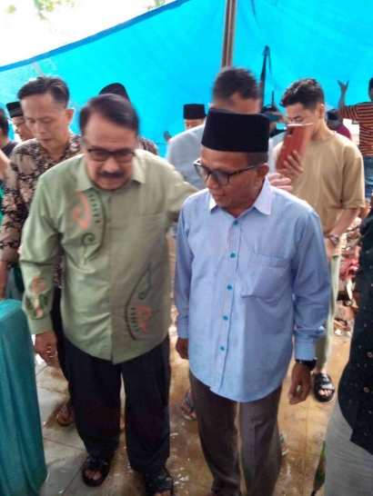 Haji Sagi dan Rosman Letakkan Batu Pertama Pembangunan Surau Rumbio