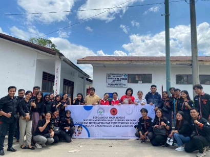 Ikatan Mahasiswa Karo Rudang Mayang Fmipa Unimed Melakukan Pengabdian Kepada Masyarakat di Desa Sugihen, Juhar, Kabupaten Karo