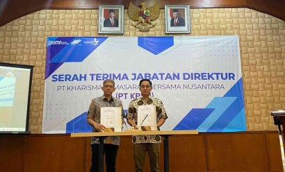 Serah Terima Jabatan Direktur PT Kharisma Pemasaran bersama Nusantara dalam Transisisi Kepemimpinan