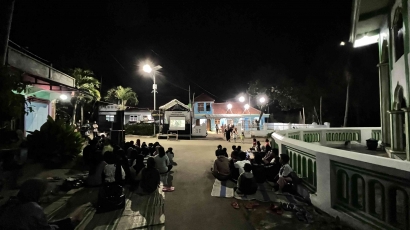 Nobar dan Syukuran Malam Tahun Baru Meriah di Dusun Ubalan
