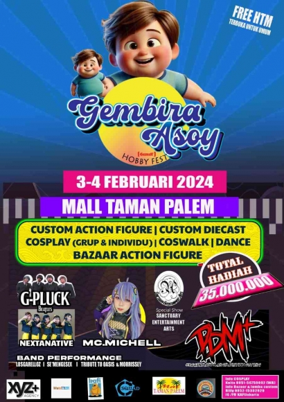 Gemoy Hobby Fest Custom Figure Competition Toys & Hobbies Fair: Tonggak Awal Kebangkitan Industri Mainan, Action Figure, Diecast, & Cosplay Tanah Air
