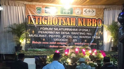 Istighosah Kubro dan Forum Silaturahmi Warga Desa Gedog wetan