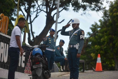 Tingkatkan Disiplin Prajurit, Denpomal Lanal Pulau Rote Laksanakan OPSGAKTIB
