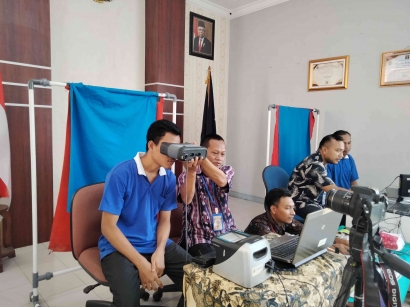 Dindukcapil Kabupaten Pekalongan Jemput Bola Rekam E-KTP Warga Binaan Rutan Pekalongan