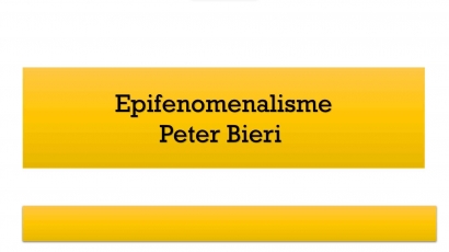Epifenomenalisme Peter Bieri
