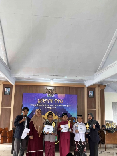 Gebyar TPQ Desa Sawahan Turen Inovasi Mahasiswa KKM UIN Malang