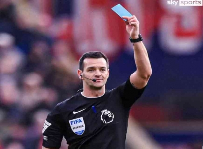 Kontroversi Blue Card Aturan Baru yang Mengguncang Sepak Bola Eropa