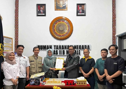 Rutan Makale Terima DPT dan DPTb dari KPU Tana Toraja