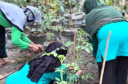 Bantu Atasi Permasalahan Sampah di Desa Bendosari, Mahasiswa KKN Undip Memanfaatkan Plastik Bekas Menjadi Ecobrick bersama Kelompok Wanita Tani