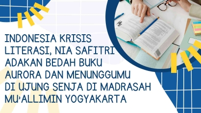 Indonesia Krisis Literasi, Nia Safitri Adakan Bedah Buku Novel Religi Islami di Pesantren Mu'allimin Muhammadiyah Yogyakarta: Kegiatan Rutin Di Sini