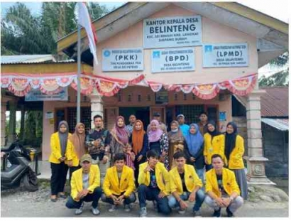 Mahasiswa KKNT UNPAB Berdayakan Masyarakat Desa Belinteng Sei Bingai Kabupaten Langkat