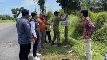 Bawaslu Kabupaten Batu Bara Terus Koordinir Penertiban APK Selama Masa Tenang Pemilu 2024