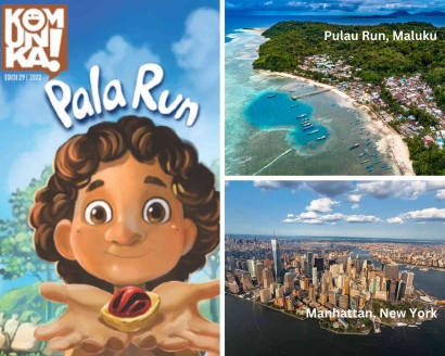 Mengenal Sejarah Penukaran Pulau Run dengan Manhattan dalam Komik Pala Run
