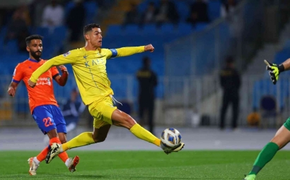 Al Feiha Vs Al Nassr: Gol Tunggal Ronaldo Menangkan Faris Najd
