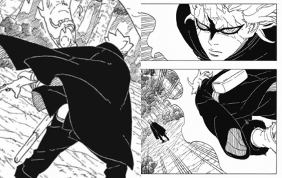Baca Manga Boruto Two Blue Vortex Chapter 7, Part 2: Mitsuki Mode Sage Sepele