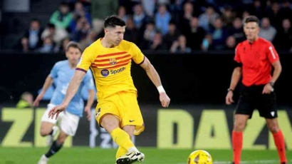 Celta Vigo Vs Barcelona: Brace Lewandowski Menangkan Blaugrana