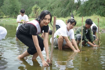 Puteri Indonesia DIY 2024, Sophie Kirana, Menjadi Pelopor Konservasi Mangrove dan Penyu di Pantai Trisik, Yogyakarta