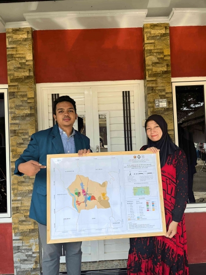 Pembuatan Peta Desa oleh Mahasiswa Teknik Geodesi dalam Rangka Pengabdian Masyarakat di Desa Kutosari