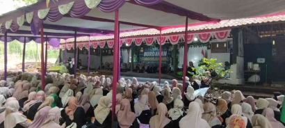 2200 Anggota Fatayat NU Kabupaten Pekalongan Ikuti Burdahan Selasa Pahing