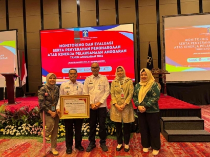 Kinerja Pelaksanaan Anggaran Terbaik, Kemenkumham Sulteng Raih Penghargaan Peringkat II Nasional