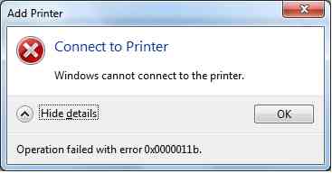 Memperbaiki Komputer Dengan Kode Error 0x0000011b Saat Sharing Printer