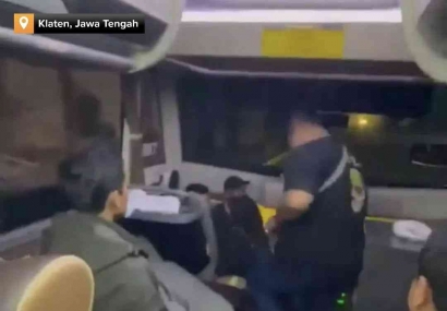Warga Bojonegoro Curi Laptop di Bus, Hampir Dihajar Penumpang