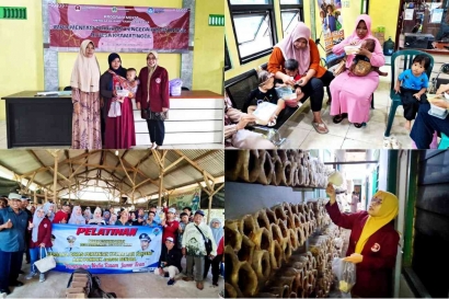 Menuju Generasi Sehat: Mahasiswi ITB-AD Jakarta Bersama Masyarakat Desa Kramatinggil Sukseskan Program Pencegahan Stunting dan Ketahanan Pangan