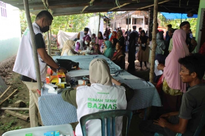 BAZNAS Palu Gelar Pemeriksaan Kesehatan Gratis di Kampung Mualaf Ngata Baru