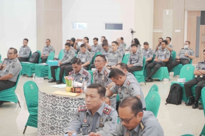 Lapas Terbuka Lombok Tengah Ikuti Rapat Koordinasi Rencana Kinerja Tahun 2024 pada Kantor Wilayah Kementerian Hukum dan HAM NTB