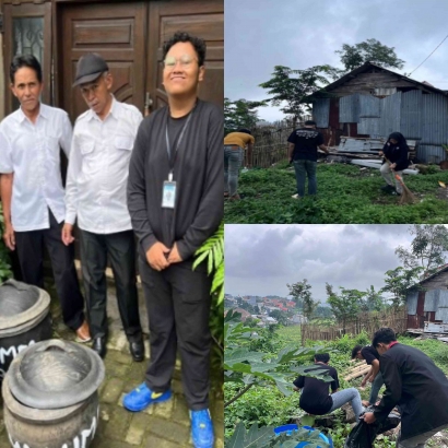 PMM 78 Mahasiswa UMM Bersihkan dan Benahi Desa Pacet Dusun Made