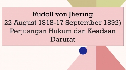 Rudolf von Jhering, Perjuangan Hukum, dan Kondisi Darurat