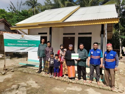 Serah Terima Rumah Layak Huni BAZNAS untuk Guru Ngaji di Pelosok Banten