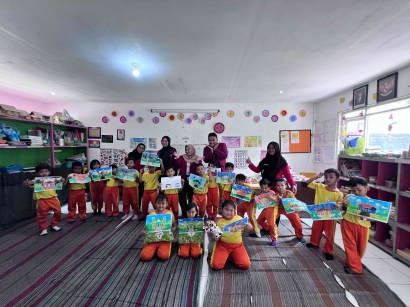 PMM UMM Bhaktiku Negeri Gelombang 9 Kelompok 90, Menerapkan Jiwa Kepemimpinan kepada Anak-anak TK Dian Agung Kota Malang