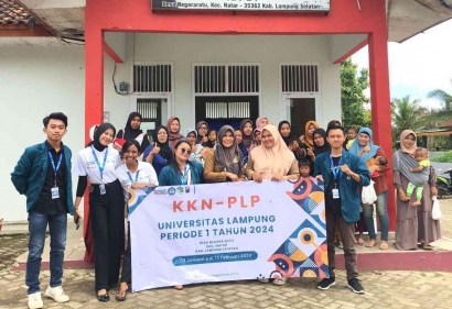 Mahasiswa KKN UNILA Sukses Gelar Sosialisasi Stunting di Desa Negara Ratu Natar, Lampung Selatan