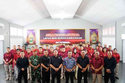 Tingkatkan Kapasitas Bidang Pengamanan & Intelijen, Petugas Lapas Narkotika Samarinda Ikuti Konstek di Nusakambangan