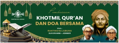 Khotmil Qur'an dan Doa Bersama oleh Ranting NU Jubung