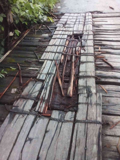 Jembatan Penghubung Kecamatan Kian Mengkhawatirkan