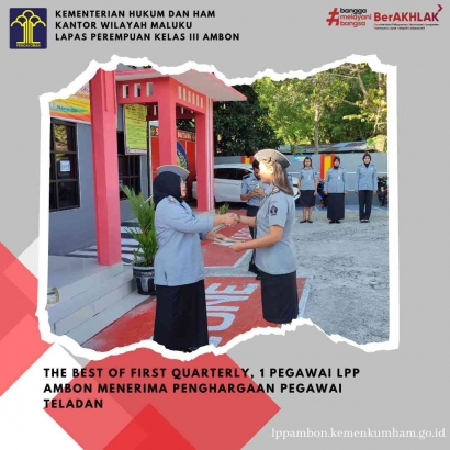 The best of First Quarterly, Pegawai LPP Ambon Menerima Penghargaan Pegawai Teladan