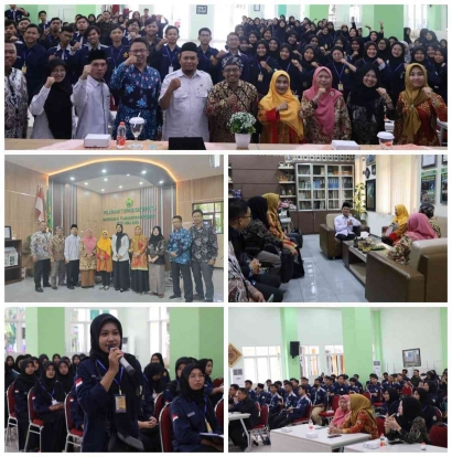 MTsN 1 Kota Malang Terima Kunjungan KKL Mahasiswa UIN Salatiga