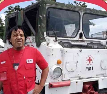Komeng Sang Relawan Palang Merah Indonesia