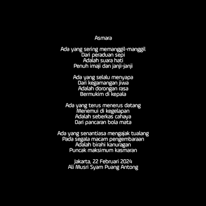 Puisi: Asmara