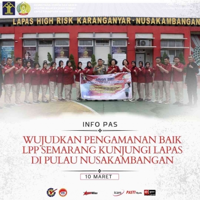 Wujudkan Pengamanan Baik LPP Semarang Kunjungi Lapas Di Pulau Nusakambangan