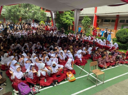 Meriah, Lebih dari 900 Siswa Sekolah Dasar Mengikuti Try Out di SMP Telkom Bandung