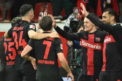 Menang 2-0, Bayern Leverkusen Semakin Dekat dengan Juara Bundesliga 2023-2024