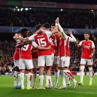 Arsenal Dipastikan Lolos ke Perempat Final Liga Champions Lewat Drama Adu Penalti