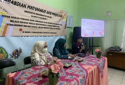 PMM Gelombang 3 Kelompok 40 Melaksanakan Sosialisasi Mengenali Stunting di Kelurahan Tunggulwulung